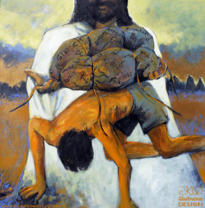 Carry Me and Lift My Burdens Artist:  Kayleen West www.kayleenwest.com.au